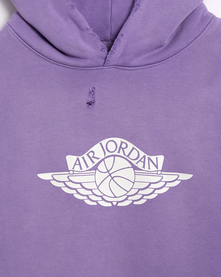 purple jordan hoodie