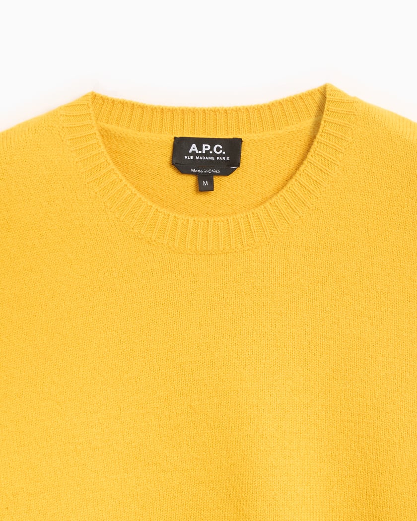 【送料&関税込】A.P.C. Edward Wool Pullover Edward sweater | Thick two-tone collection felted wool
