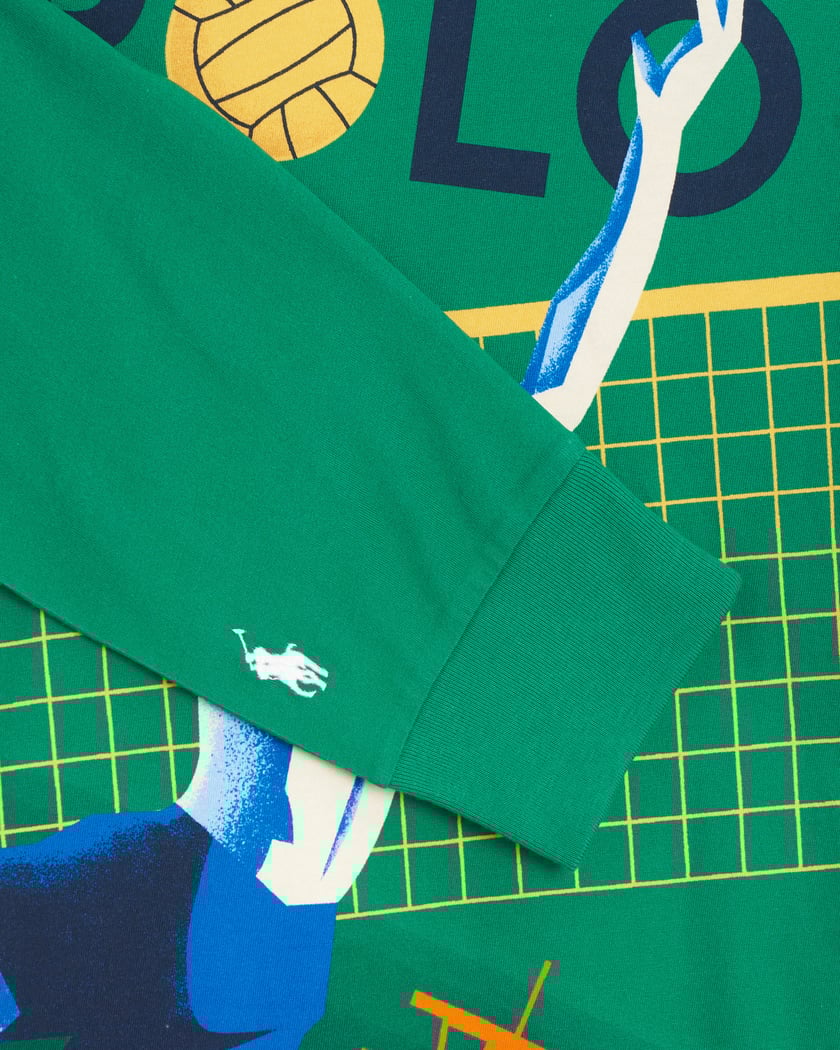 Tシャツ・カットソー POLO RALPH LAUREN Men T-shirt Green 710979293 001 MENS RALPH LAUREN POLO S/S T-SHIRT GREEN LRG for sale online