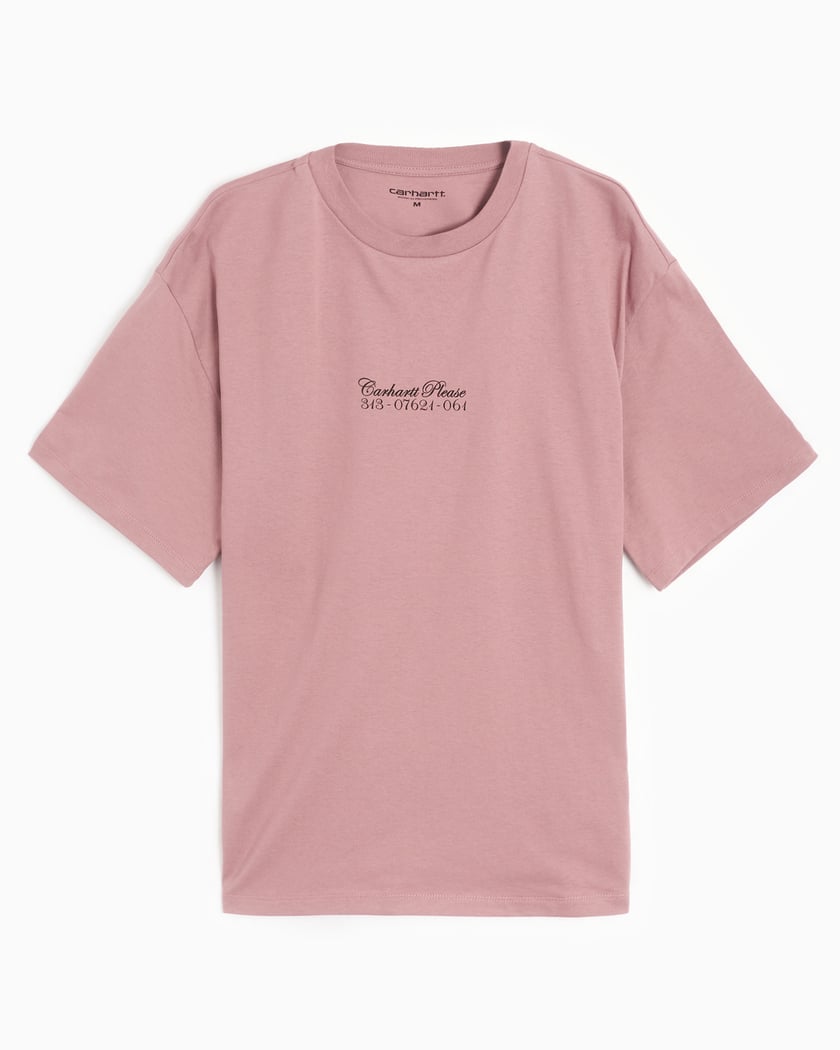 Carhartt WIP Carhartt Please Women s T Shirt Rosa I032893 20GXX FOOTDISTRICT