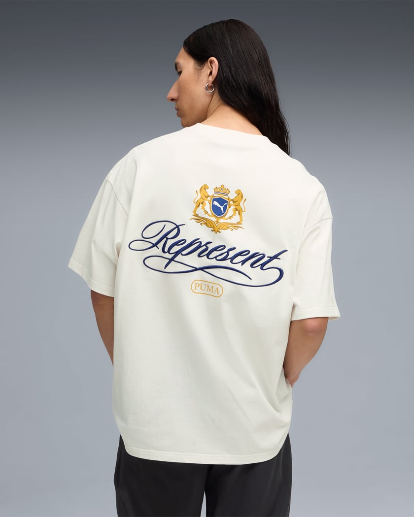 Puma x REPRESENT Graphic Unisex T-Shirt White 632544-31 | FOOTDISTRICT