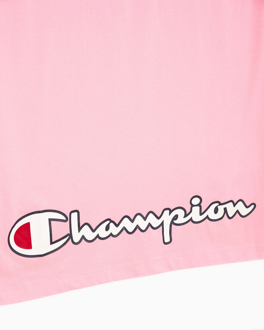 Champion Logo Women s Dress Pink 112657 PS024 FOOTDISTRICT