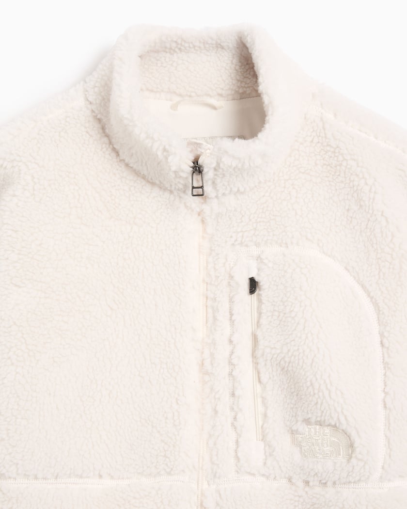 Veste Polaire Crop The North Face Extreme Pile pour femme Blanc