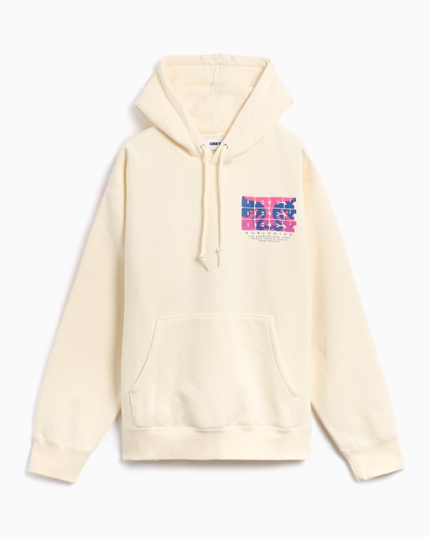 White obey hoodie discount