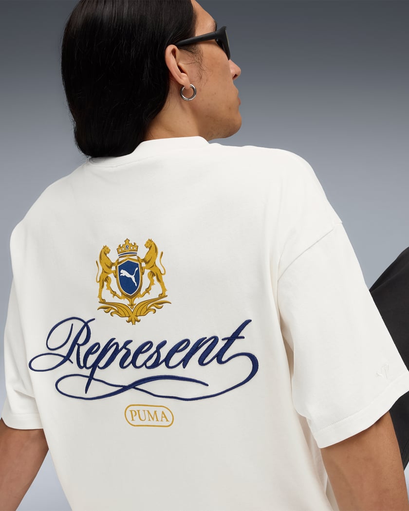 Puma x REPRESENT Graphic Unisex T-Shirt White 632544-31 | FOOTDISTRICT