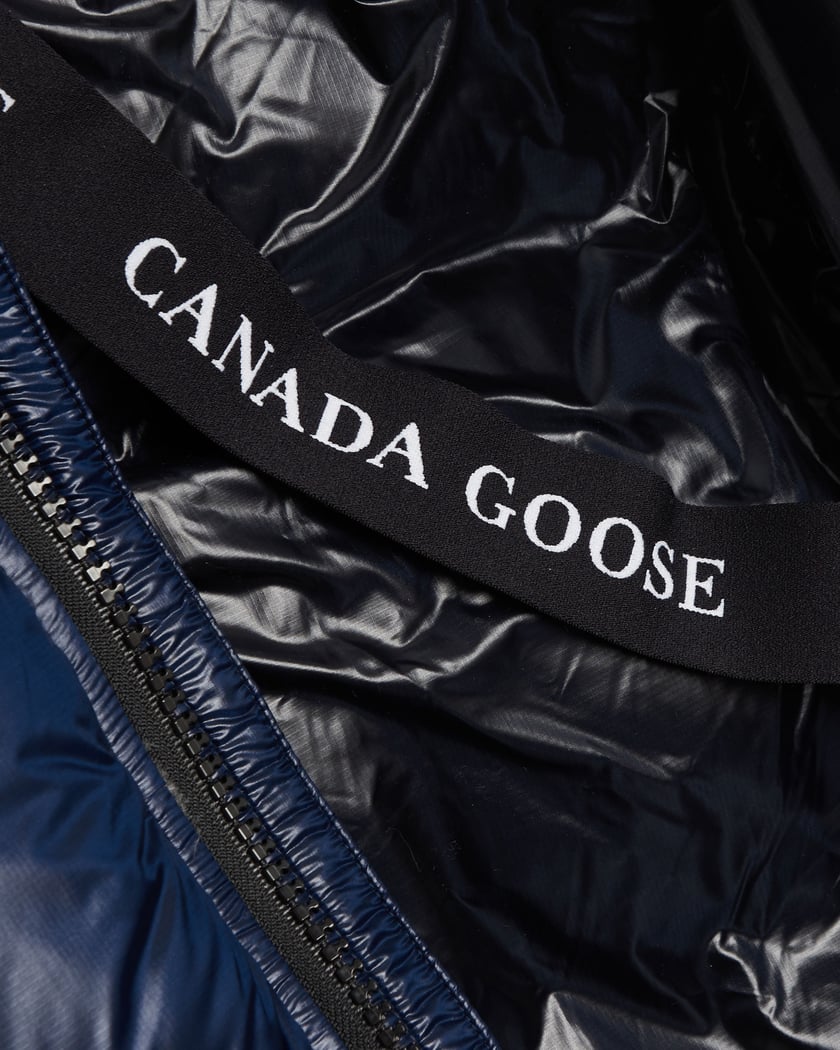 Canada goose azul letra top