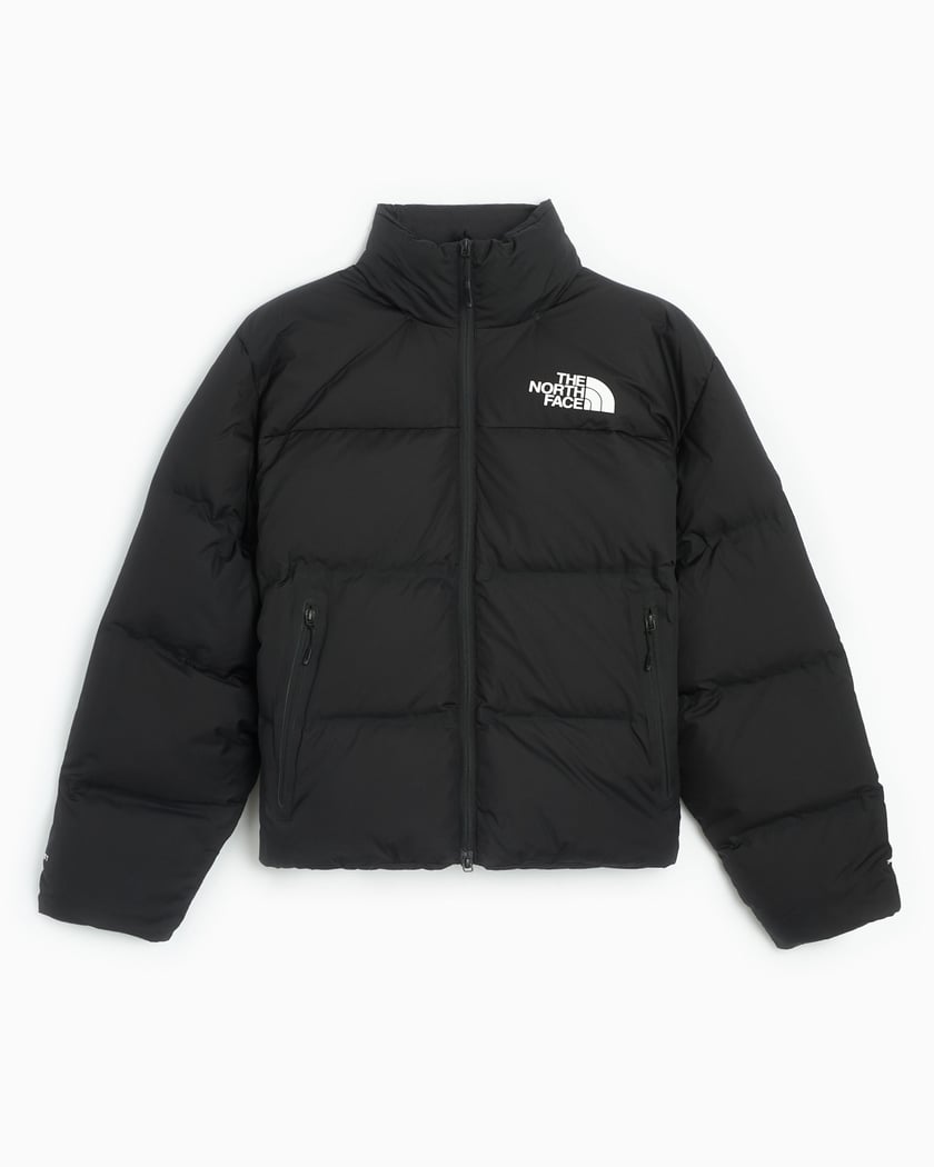 Black puffer north face jacket discount