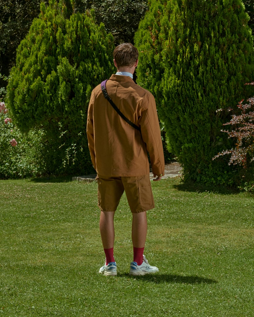 Carhartt WIP Single Knee Unisex Shorts Brown I027942-HZ02