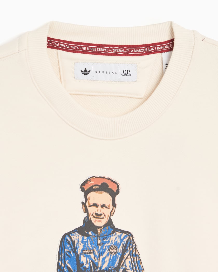adidas Originals x C.P. Company SPZL Men s Sweatshirt White JH1463 FOOTDISTRICT