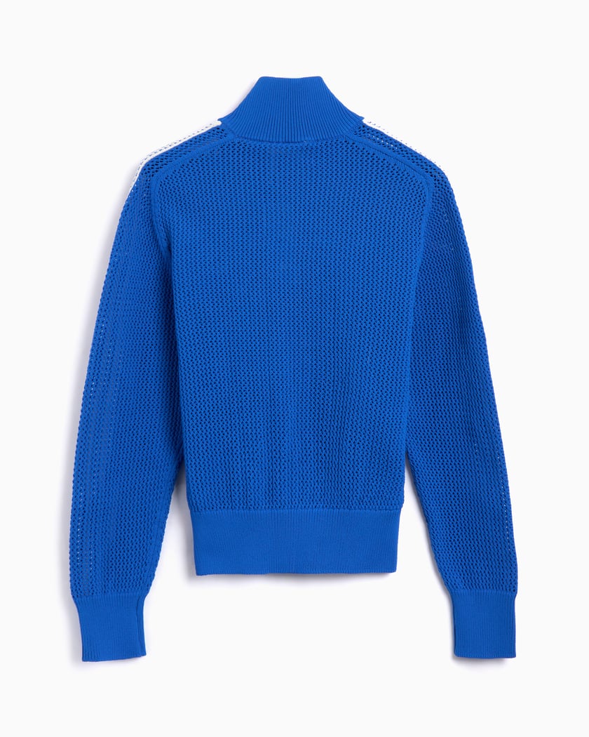 adidas Originals Women's Crochet Track Top Blue JN3619