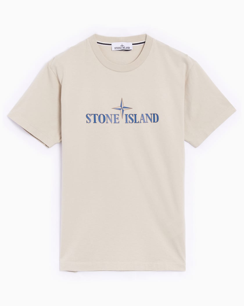 Stone island t shirt beige on sale