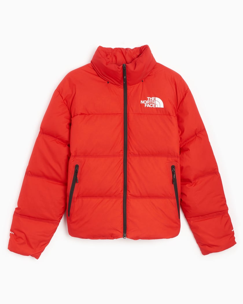 The north face red puffer jacket hotsell