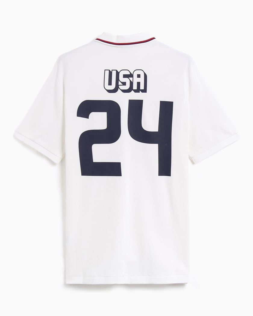 Polo Ralph Lauren USA 24 Men's Classic Fit Polo White 710944666001