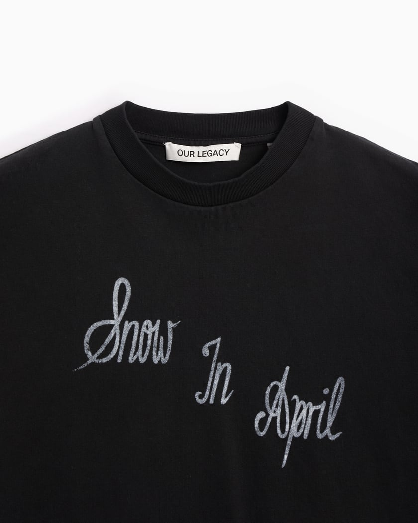 Our Legacy Ronja Men's Box T-Shirt Nero M2246BTR | FOOTDISTRICT