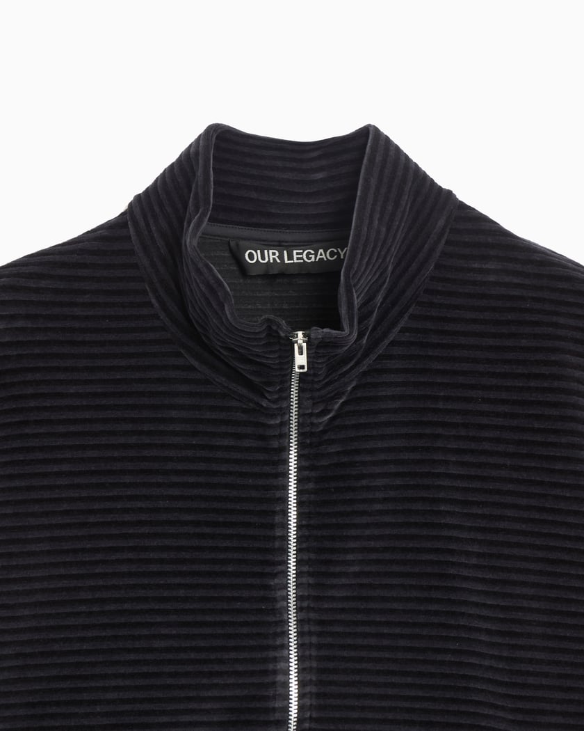 Our Legacy Shrunken Men's Full Zip Jacket Gray M4243SPS