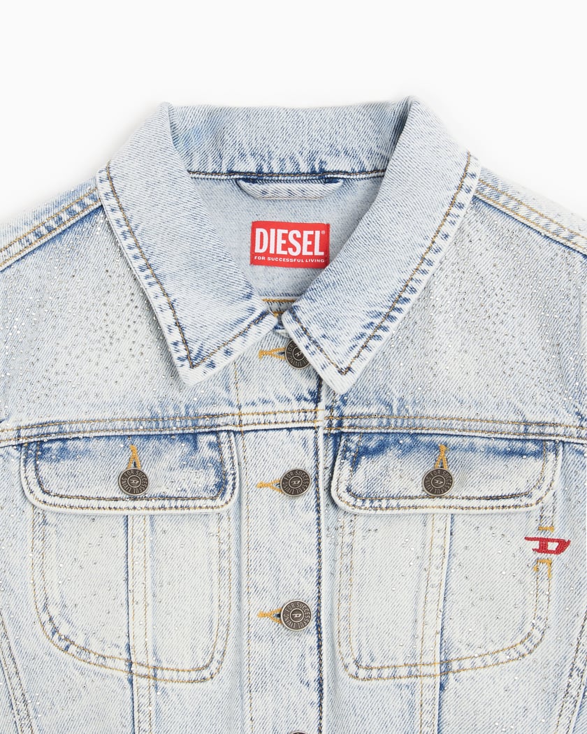Maison MIHARA YASUHIRO CROPPED DENIM JACKET INDIGO -FASCINATE