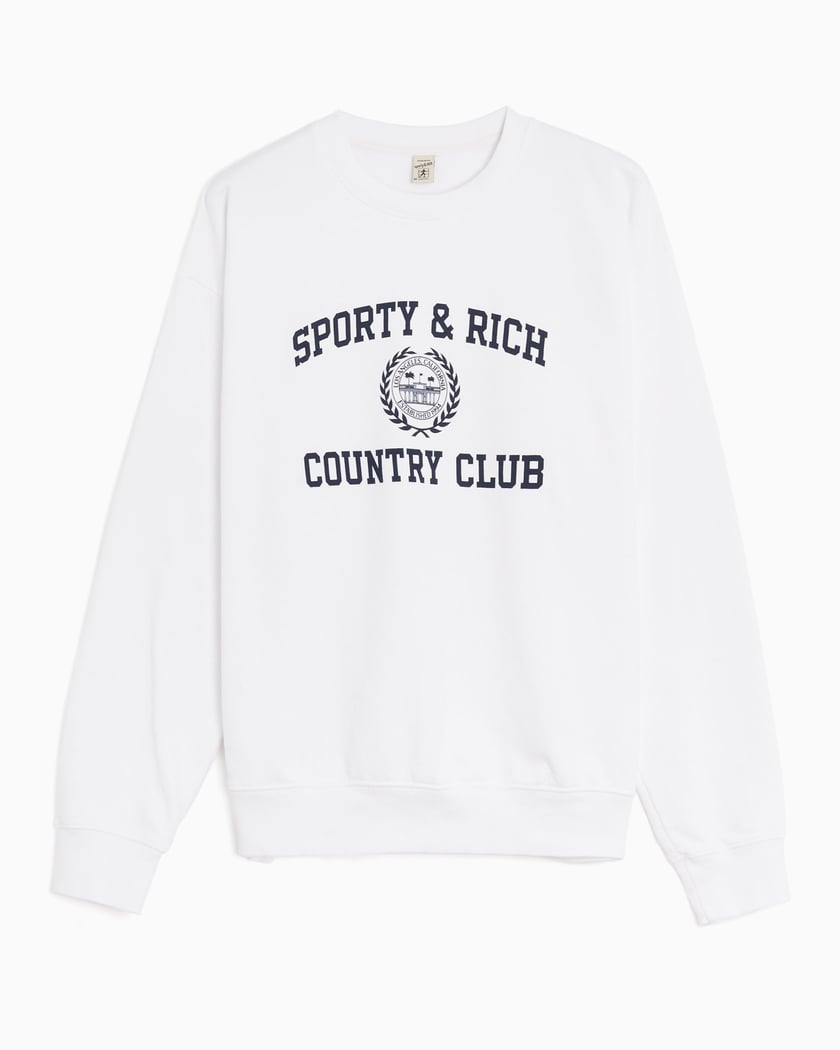 Sporty & Rich 94 Country Club Unisex 1/4 Zip Fleece Jacket