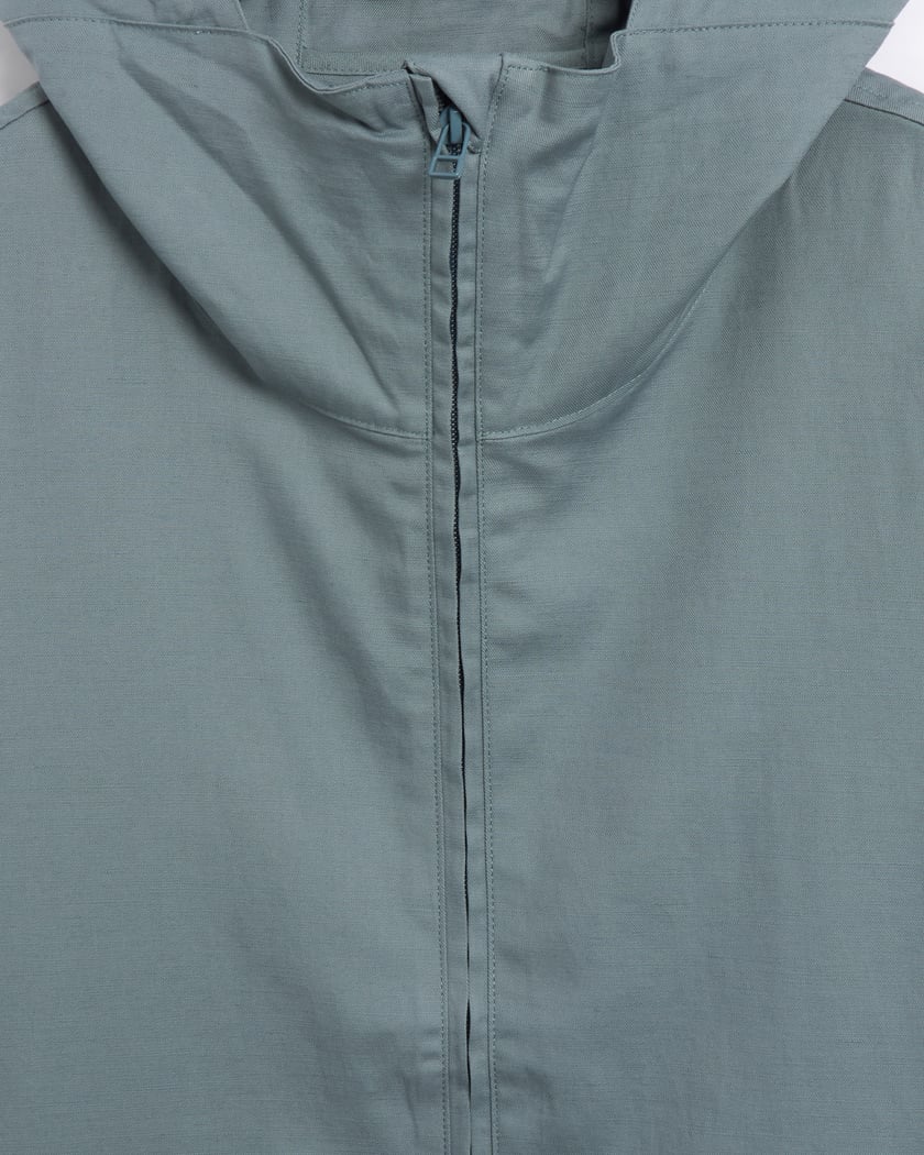 Pop Trading Company Men's Hooded Simple Jacket Blue