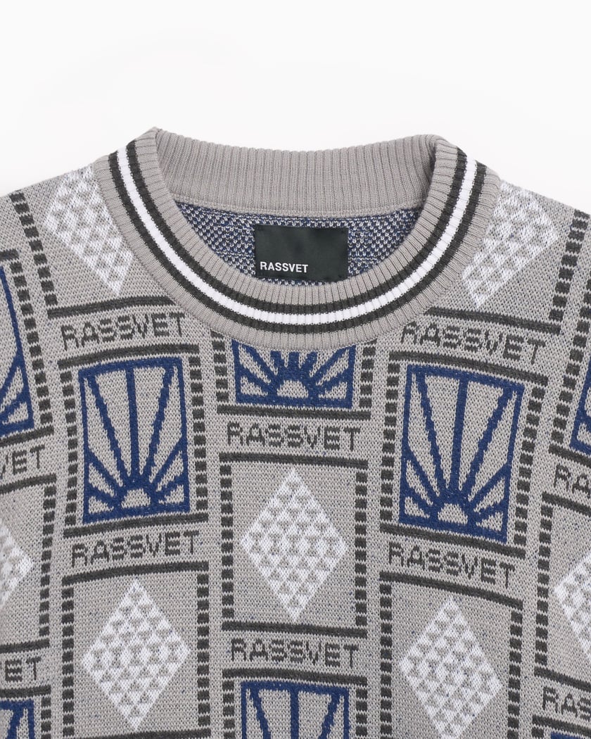 Blue Rassvet Logo Crewneck | SVD