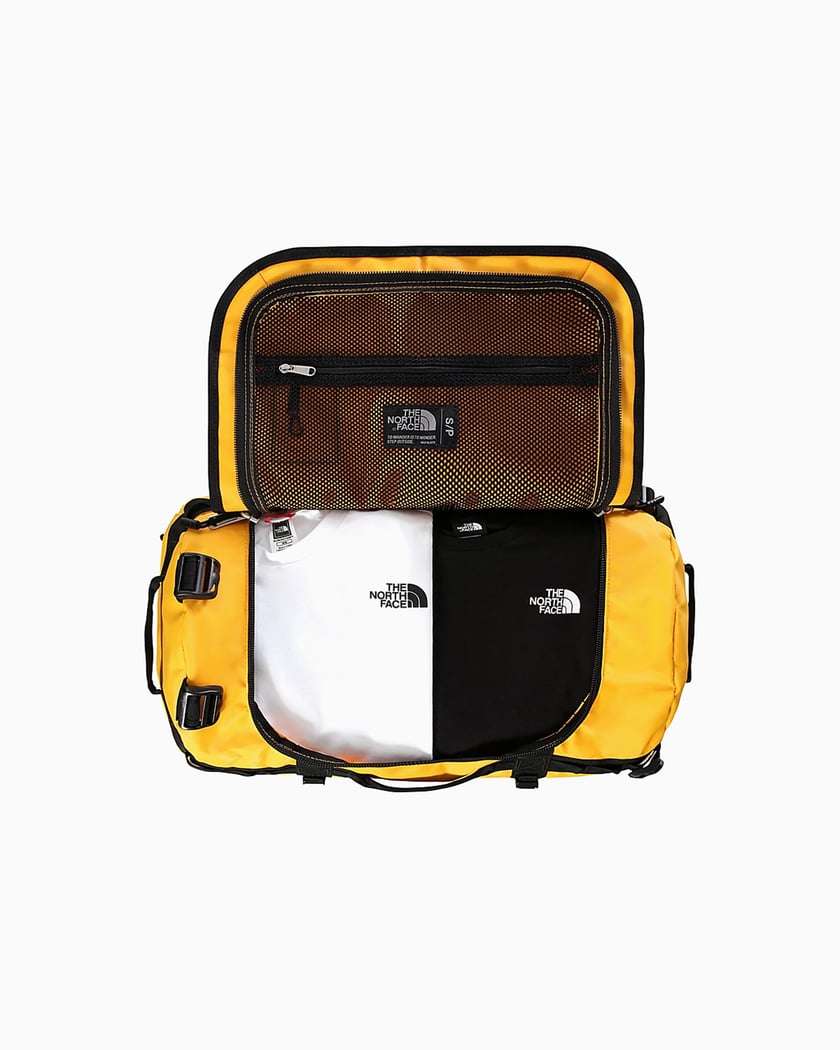 North face duffel bag small yellow deals