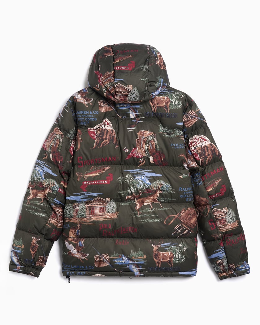 Polo Ralph Lauren Gorham Sportsman Ripstop met grafisch Donsjas