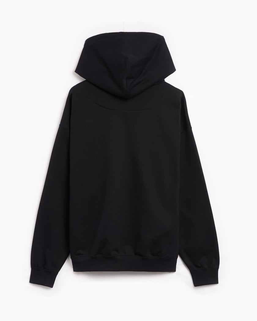 Black adidas logo hoodie top