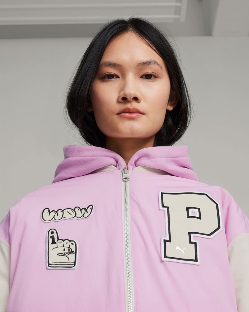 Puma x Sophia Chang Women's Reversible Bomber Jacket Pink