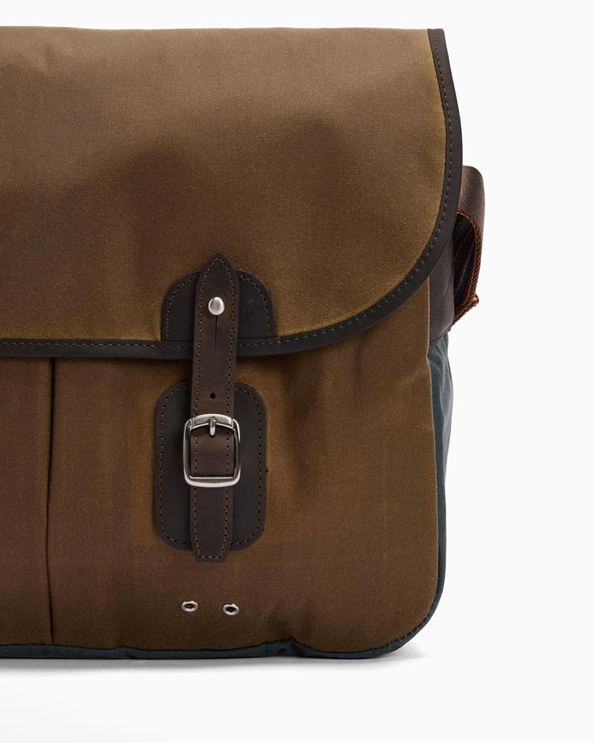 Barbour x Paul Smith Wax Tarras Unisex Shoulder Bag Brown