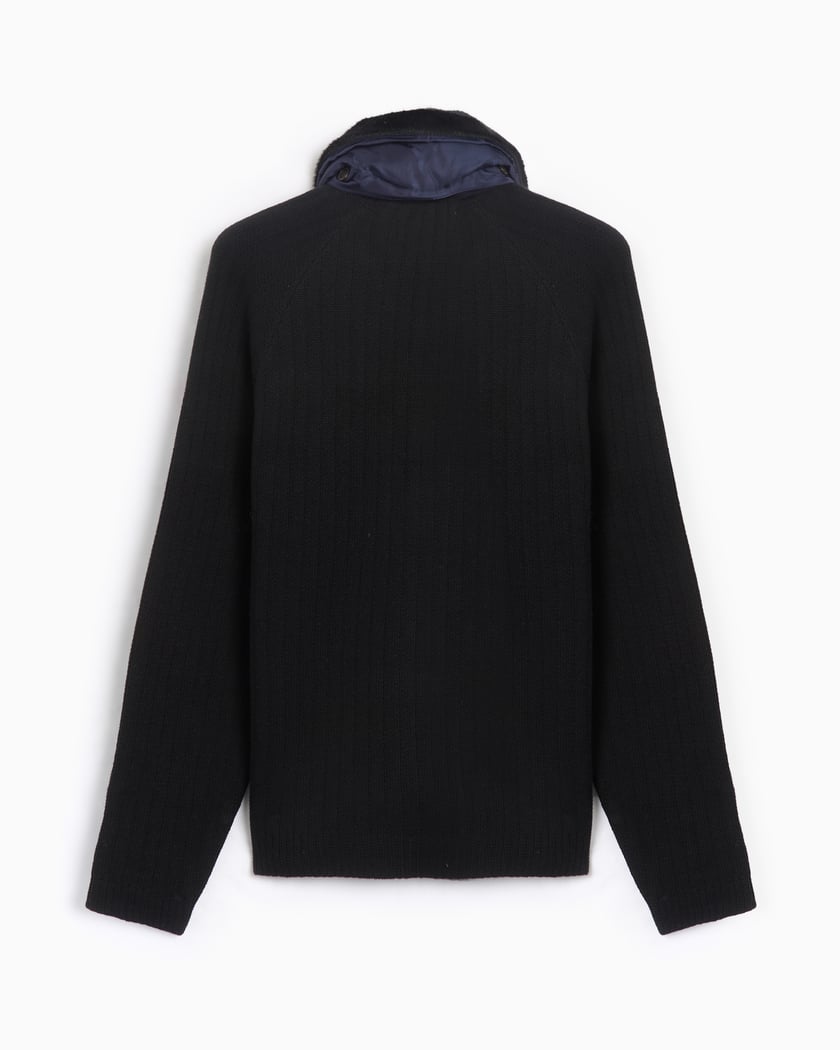 THAMES MMXX. Le Vig Men's Cardigan Black MMXX0924CDIBLK007