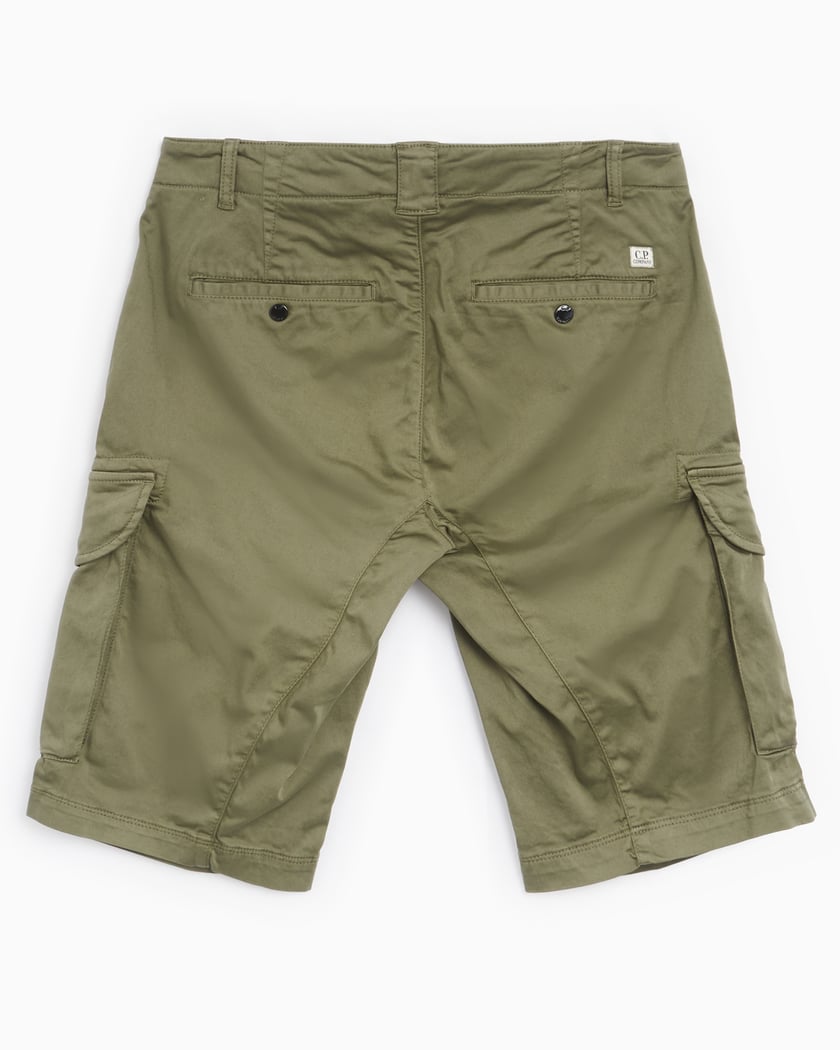 CP Company Men's Stretch Steen Cargo Shorts Green 16CMBE116A005694G-627 |  FOOTDISTRICT