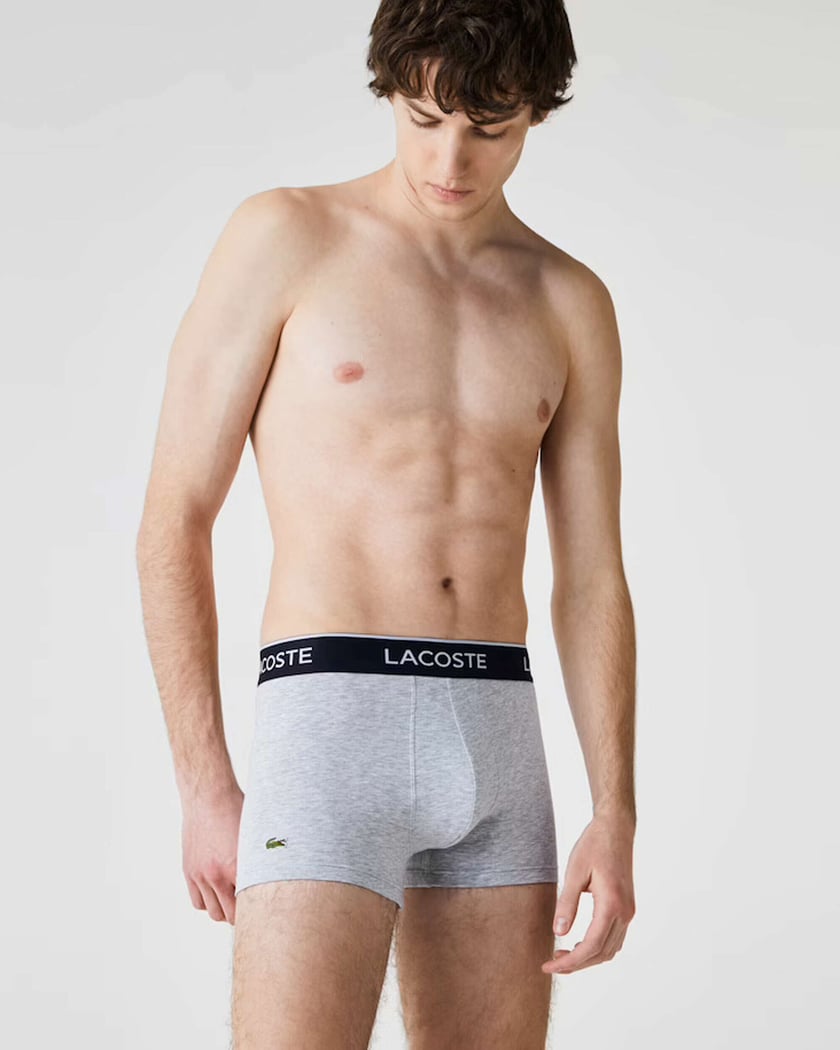 Lacoste Boxer Courts (3 Pack) Gray 5H3389-00-CCA