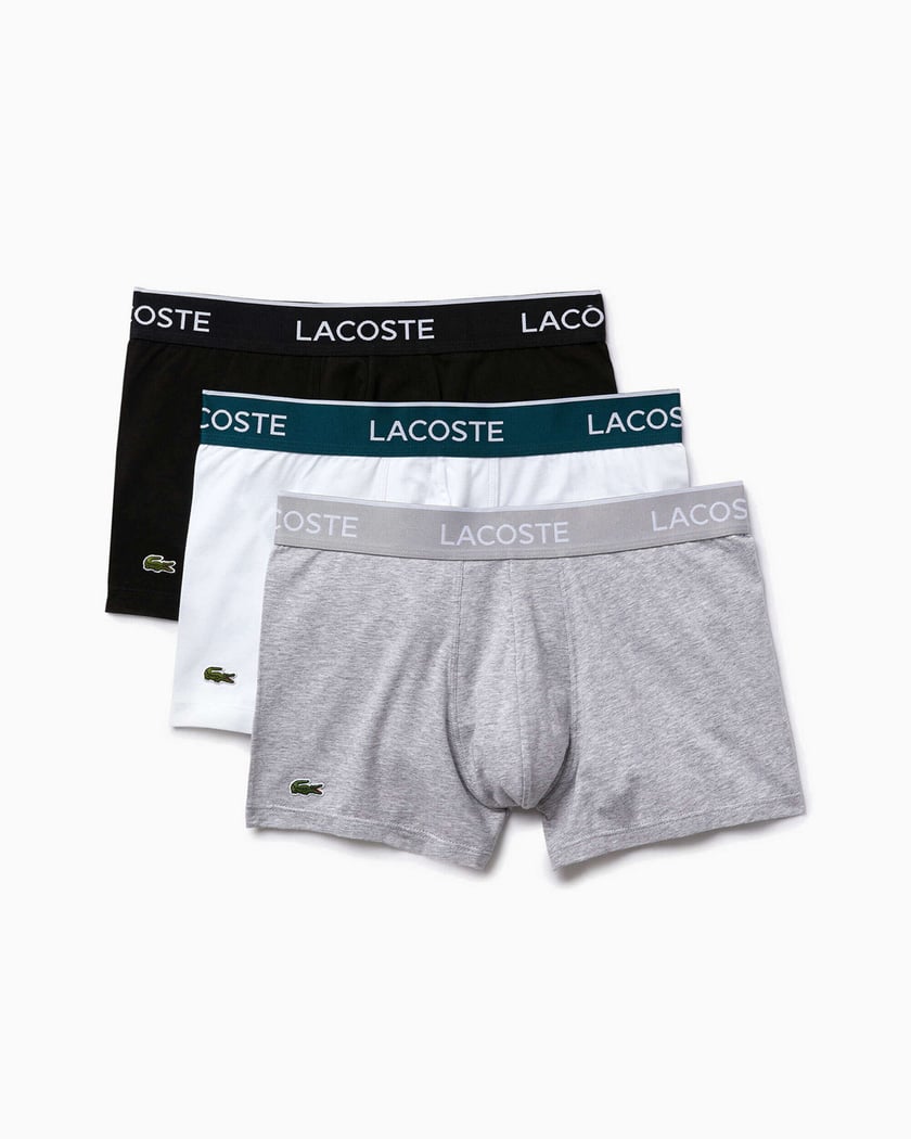 Lacoste Men's 3-Pack Sailing Branding Boxer Briefs