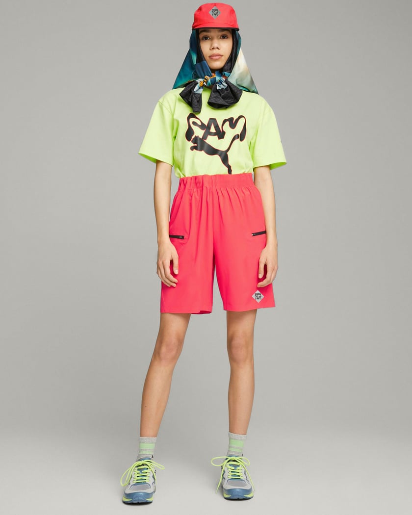 Puma x P.A.M. Trail Unisex Shorts Red 538814-79 | FOOTDISTRICT