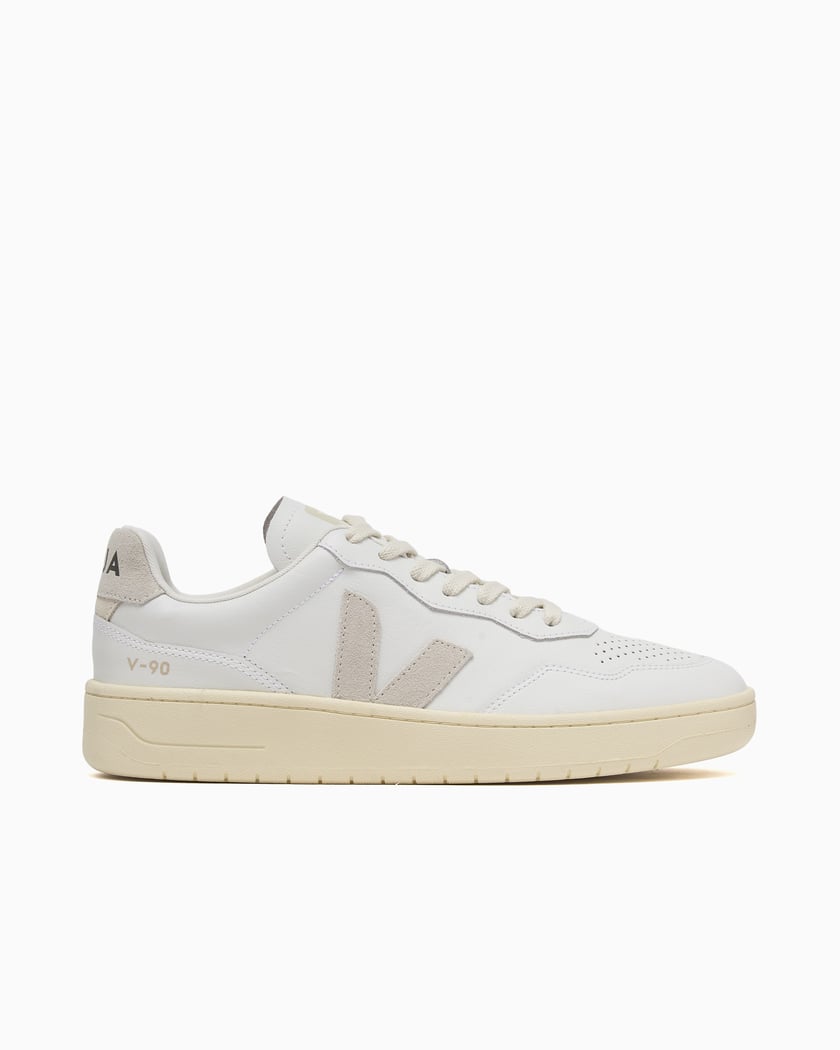 【関税込み】V-90 Sneakers - Veja - Leather - Beige Veja Women's V-90 O.T. Leather Beige VD2003379A | FOOTDISTRICT