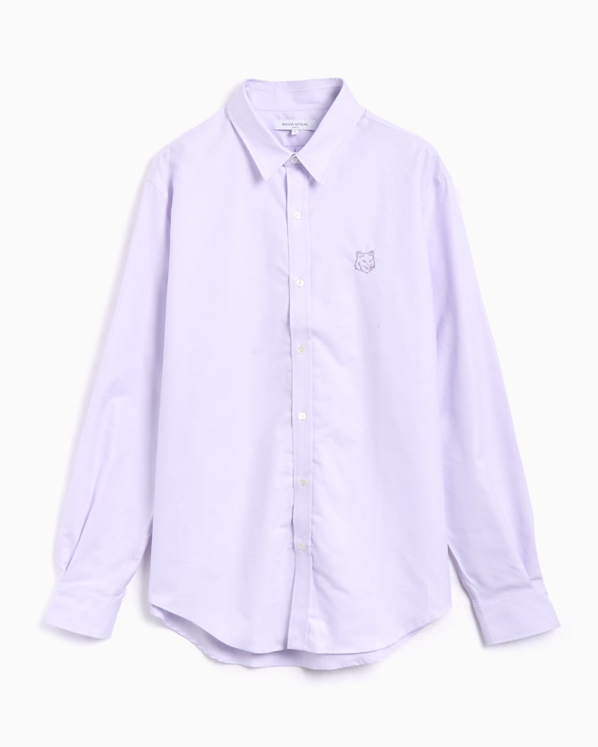 maison kitsune Fox Head ポロシャツ XL purple maison kitsune Fox Head ポロシャツ XL purple ポロシャツ