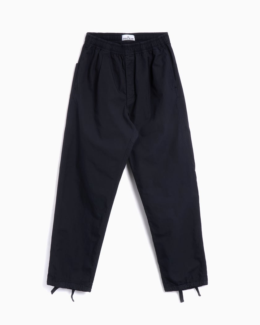 【良好品】 Stone Island K1S153100026S00X6 Black Pants Men's Marina パンツ