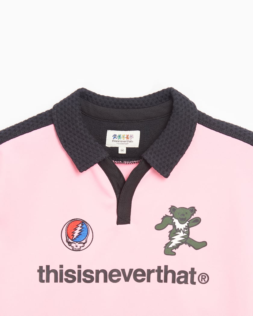 thisisneverthat® x Grateful Dead Men's Soccer Jersey Pink