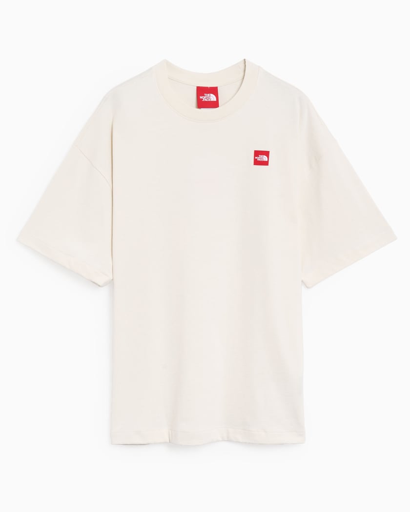 The North Face Red Box Logo Boxy Women's T-Shirt White