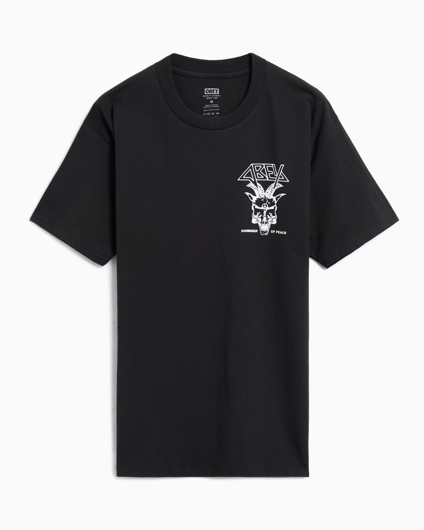 OBEY Clothing Obey Warning Men's T-Shirt Black 165263948-BLK