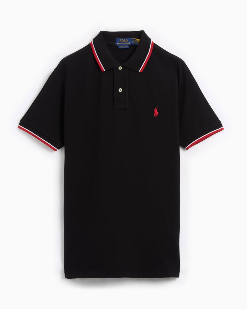 Polo Ralph Lauren Men s Slim Fit Polo Black 710842621001 FOOTDISTRICT