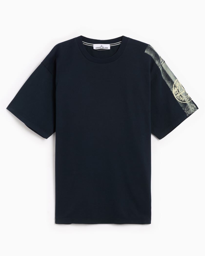 Stone Island Logo Men s T Shirt Azul 801524113 A0020 Comprar