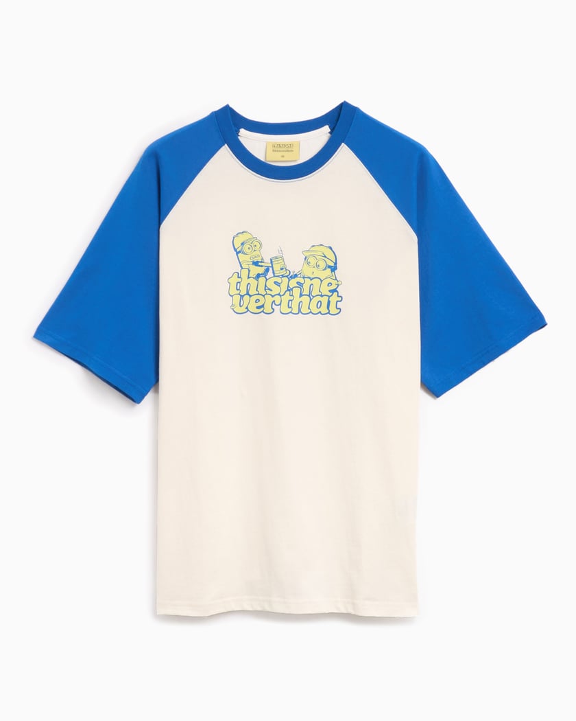 【THISISNEVERTHAT】Inside Out Raglan Crewneck Blue Inside Out Raglan Crewneck - thisisneverthat®