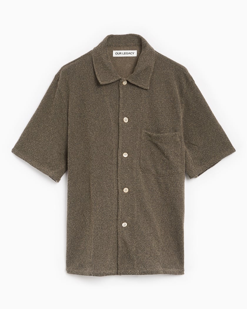 Our Legacy Men's Box Short Sleeve Shirt Men's Shirt Green