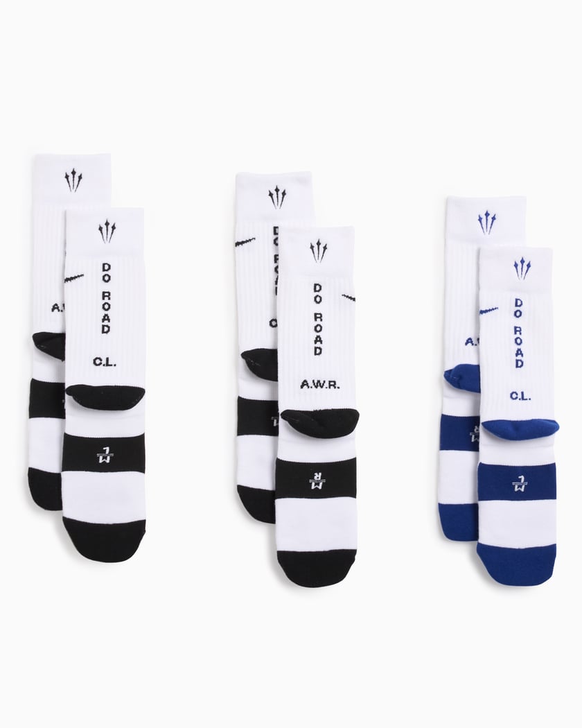 Nike x Drake NOCTA 3PR 160 Racing Unisex Socks White FV3806-900 |  FOOTDISTRICT