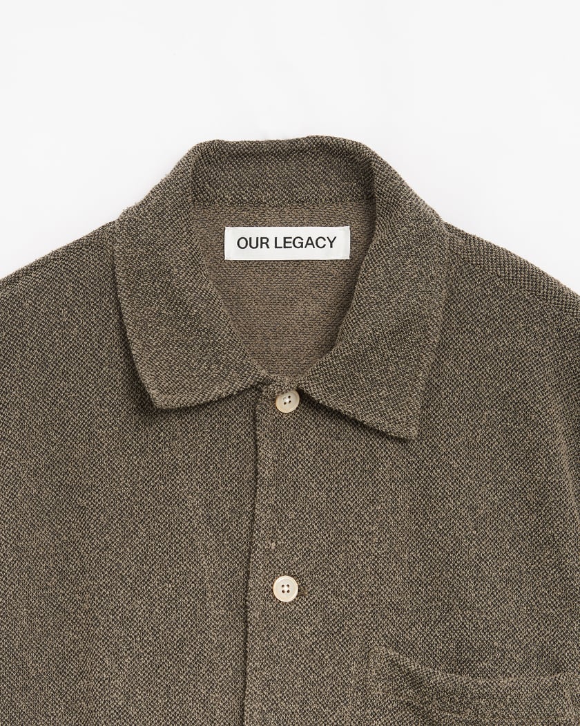 Our Legacy Men's Box Short Sleeve Shirt Men's Shirt Green