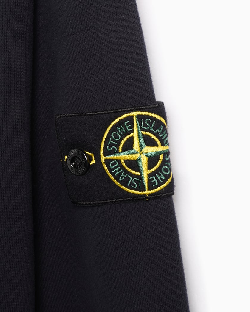 Stone Island Logo Men's Sweatshirt Blue 811562420-V0020