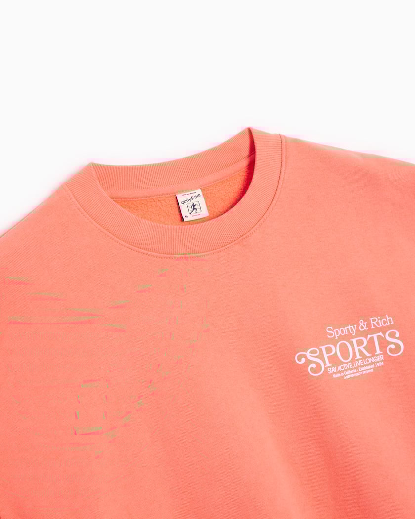 adidas SPORTY & RICH SWEATSHIRT マルーン（アディダス