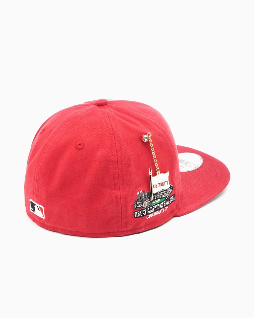 New Era Golfer Cincinnati Reds Championship Side Flag Unisex