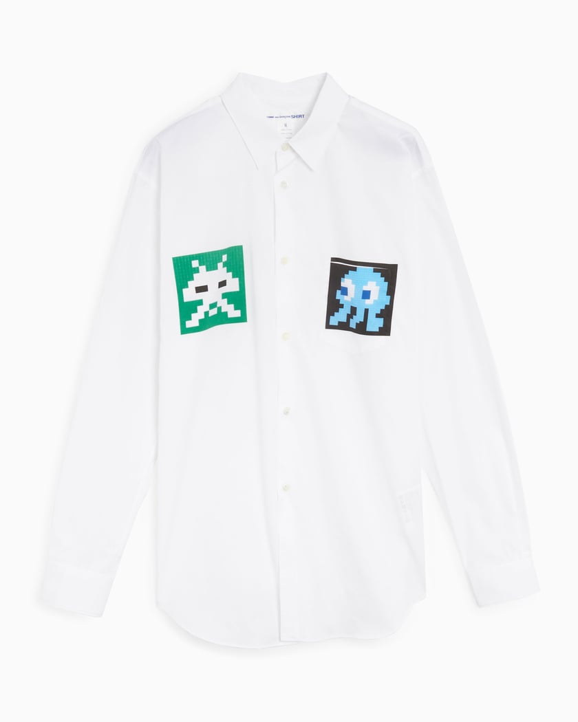 Comme Des Garçons Shirt x Space Invader Men's Woven Shirt