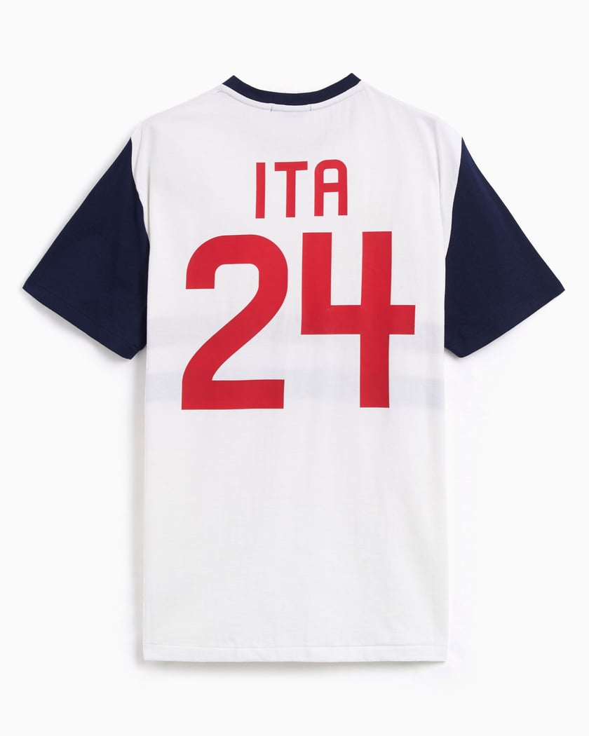 White and red polo t shirt best sale